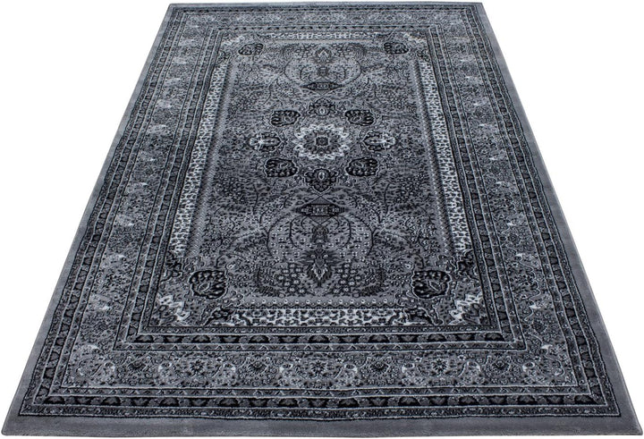 Carpetsale24 Teppich Wohnzimmer Traditioneller Orientalisch Design Grau 160 x 230 cm - Kurzflor Tepp