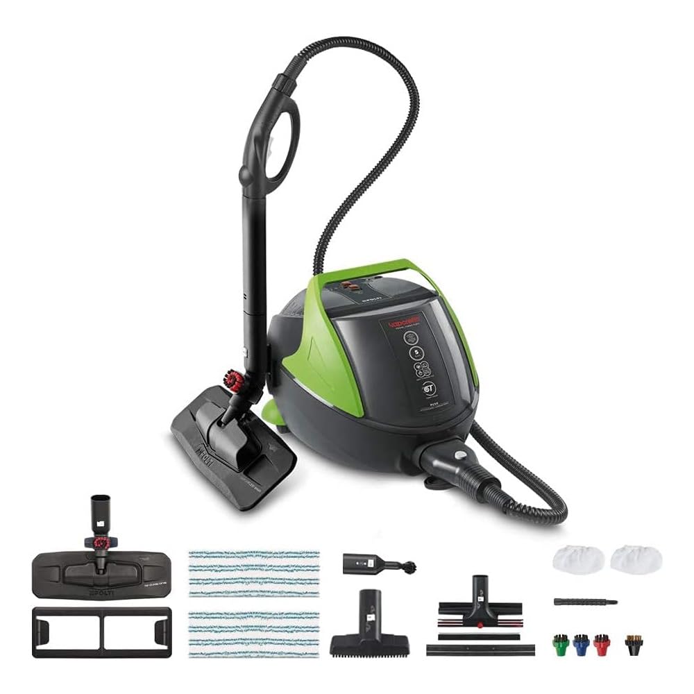 Polti Vaporetto PRO 95 Flexi Dampfreinigungsgerät mit 5 BAR, Wassertankkapazität 1.3 L und Turbo Fun