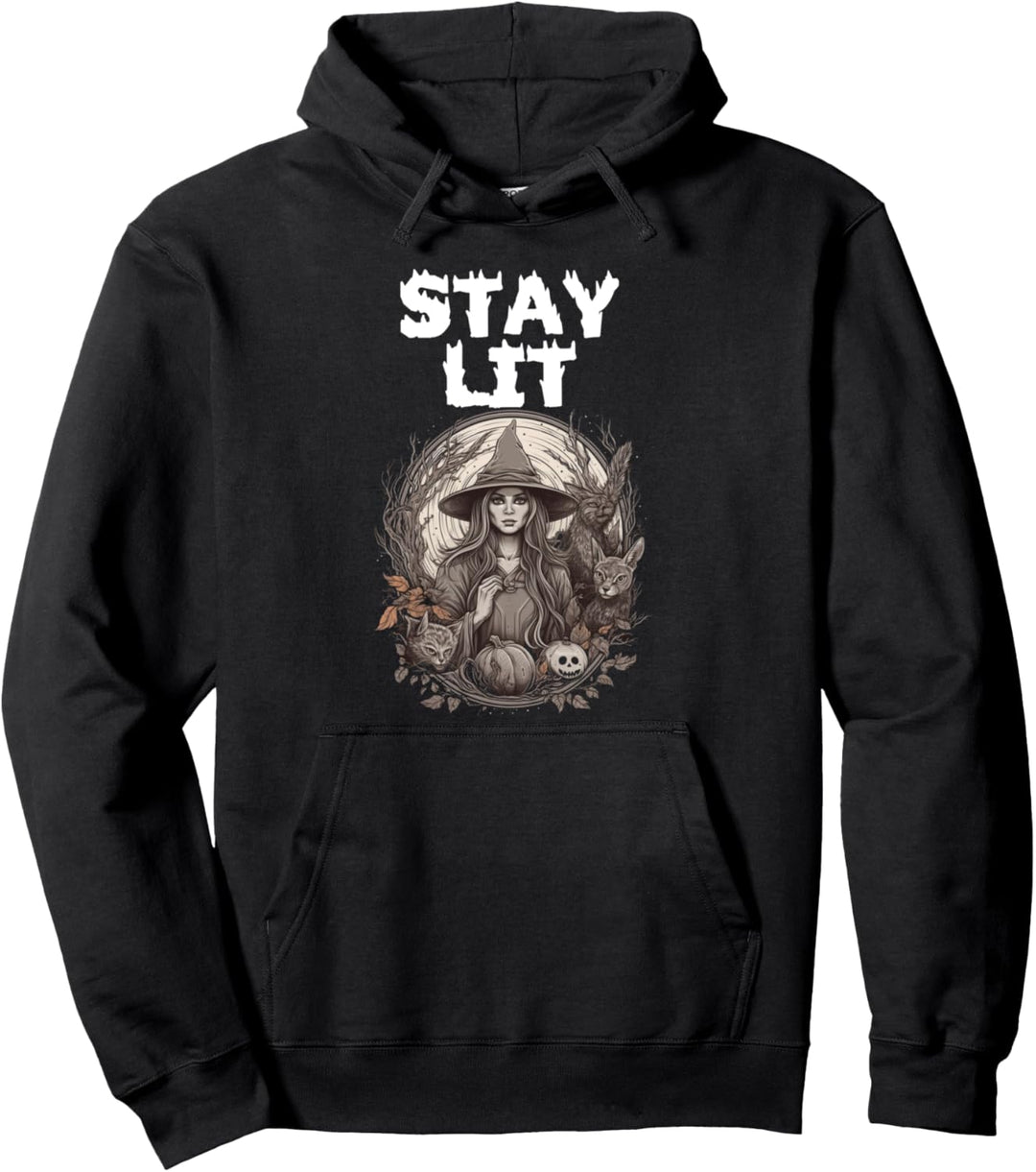 Stay Lit Occult Pullover Hoodie