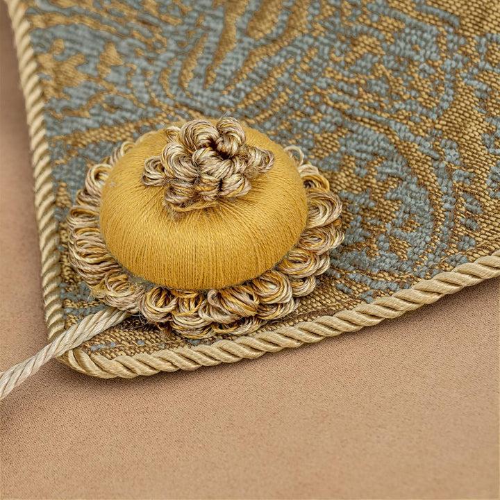 Tischläufer mit Quasten, Jacquard Tischdecke für Esstisch Urlaub Party Wohnzimmer Dekoration (33x228