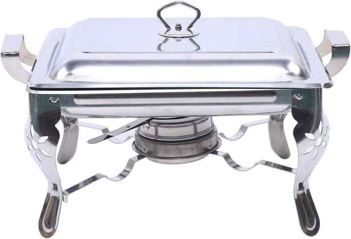 6L Speisewärmer, 21 * 26 * 26cm Edelstahl Warmhaltebehälter, Grosse Kapazität, Chafing Dish für Buff