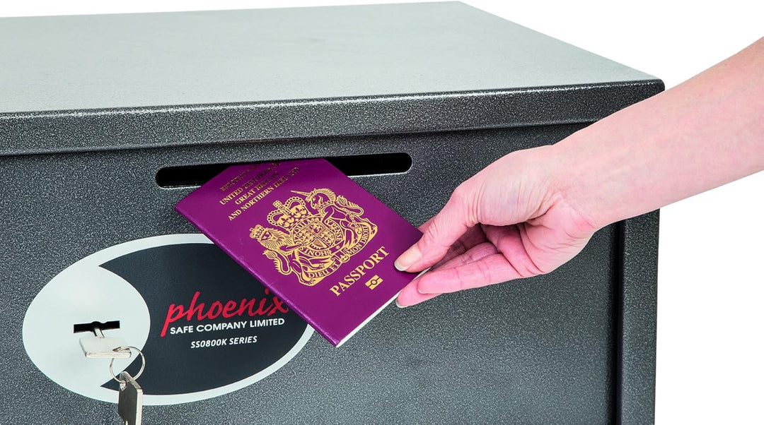 Phoenix SS0802KD Vela Deposit Home & Office Safe mit Schlüsselschloss (klein)