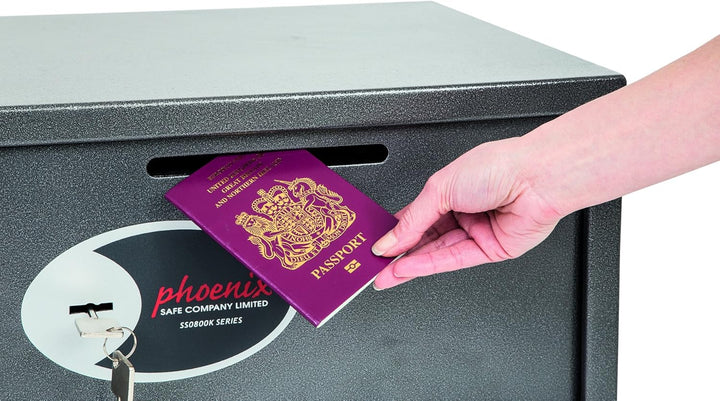 Phoenix SS0802KD Vela Deposit Home & Office Safe mit Schlüsselschloss (klein)