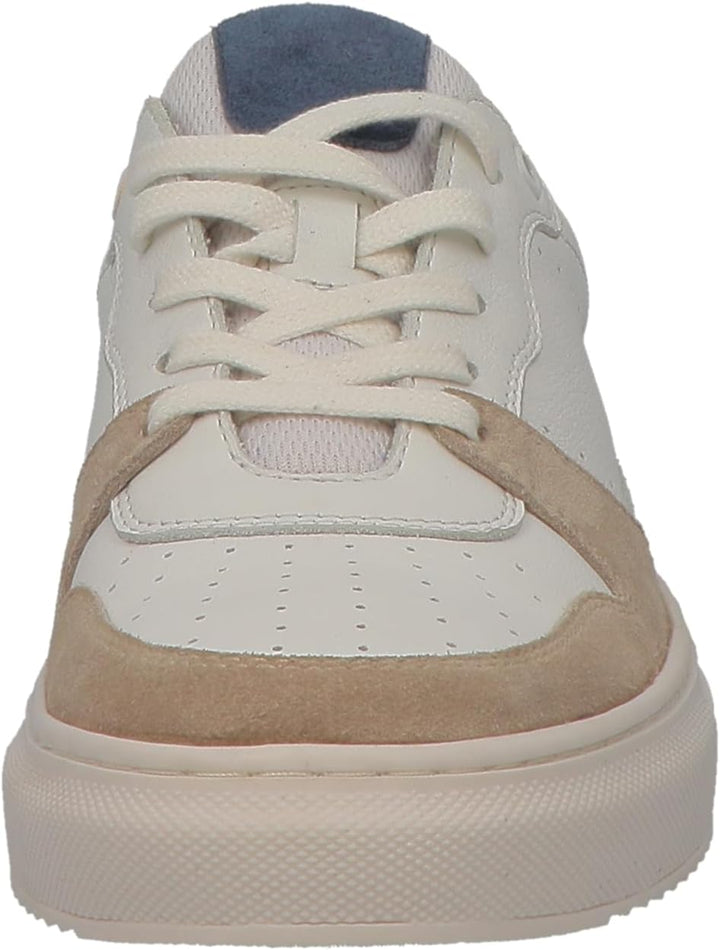 TOM TAILOR Herren 7458000003 Sneaker 45 EU White Navy, 45 EU White Navy
