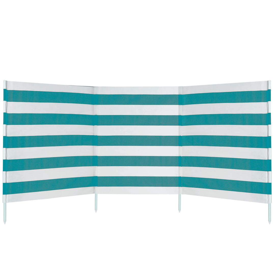AKTIVE 62135 Windschutz aus Polyester, 480 x 82 cm, mit Stahlmast, einzeln