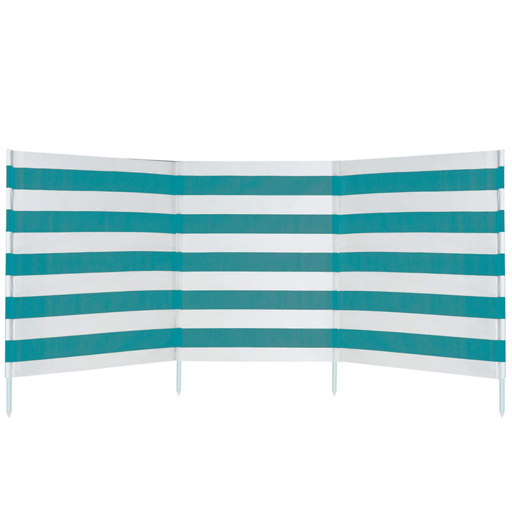 AKTIVE 62135 Windschutz aus Polyester, 480 x 82 cm, mit Stahlmast, einzeln