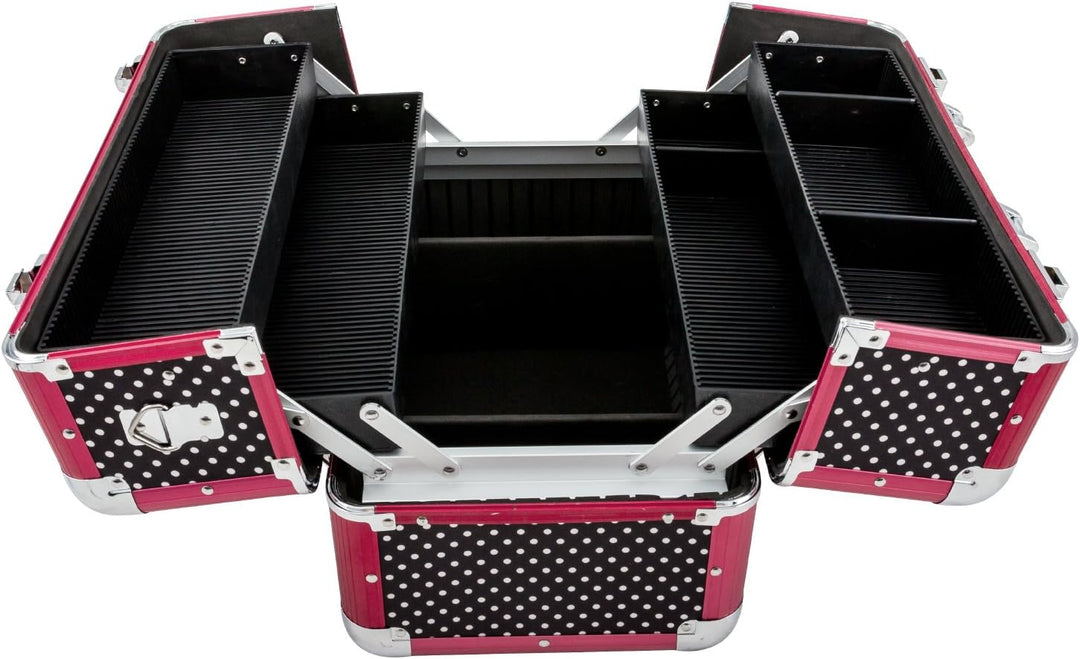 anndora Beauty Case Kosmetikkoffer - Stilvoller Schmuckkoffer, Schminkkoffer mit robustem Aluminiumr