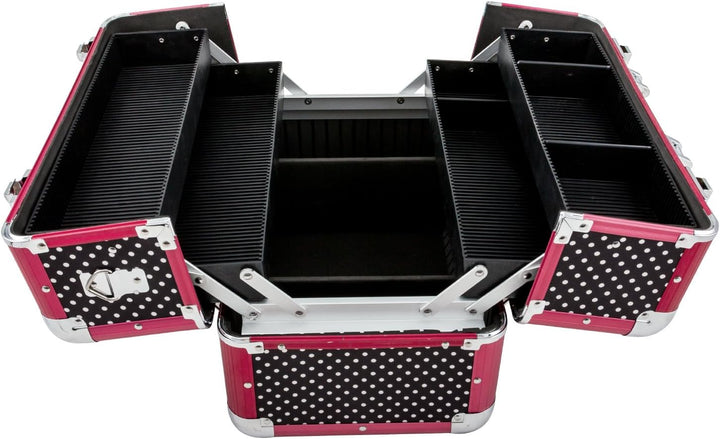 anndora Beauty Case Kosmetikkoffer - Stilvoller Schmuckkoffer, Schminkkoffer mit robustem Aluminiumr