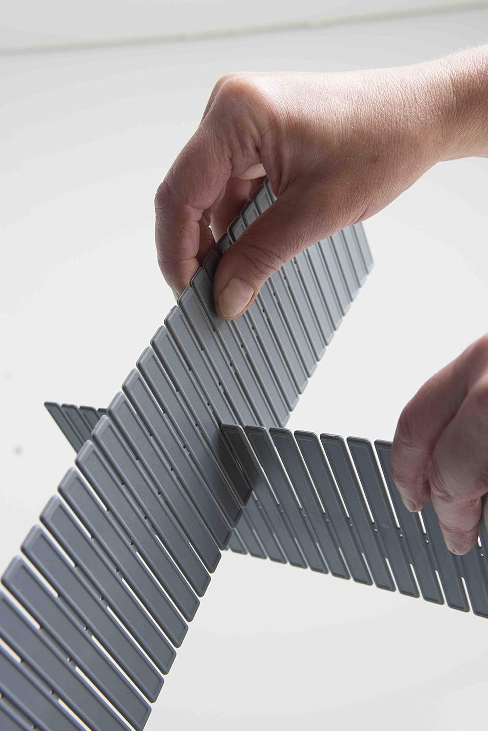 Compactor 3 Sets mit 6 Schubladentrennern, Schubladenteiler für Unterwäsche und Accessoires, verstel