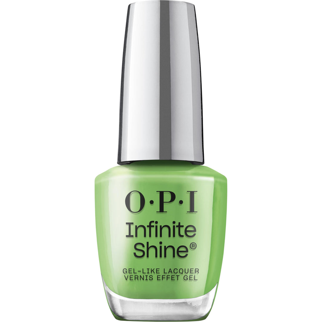 OPI Infinite Shine Collection Make 'Em Jelly – Jelly Green with Envy – grüner Nagellack mit Gel-Effe
