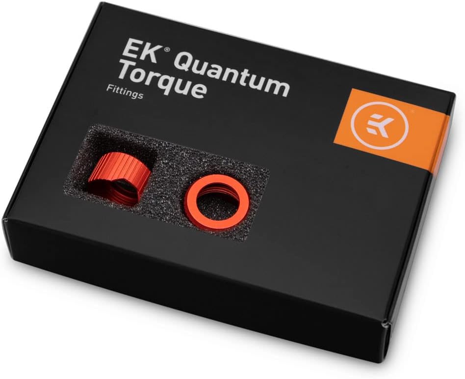 EKWB EK-Quantum Torque Compression Ring 6-Pack HDC 12 - Red, Verbindung ,rot 12 mm rot