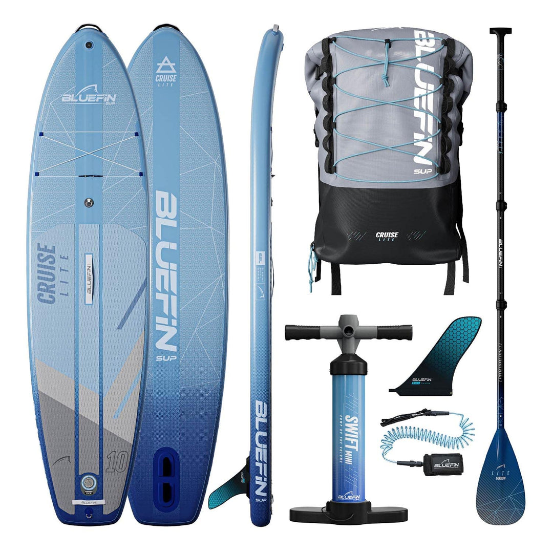 Bluefin Cruise Lite SUP Paddleboard Kit | Leichtes und kompaktes Stehpaddelbrett für Erwachsene | In