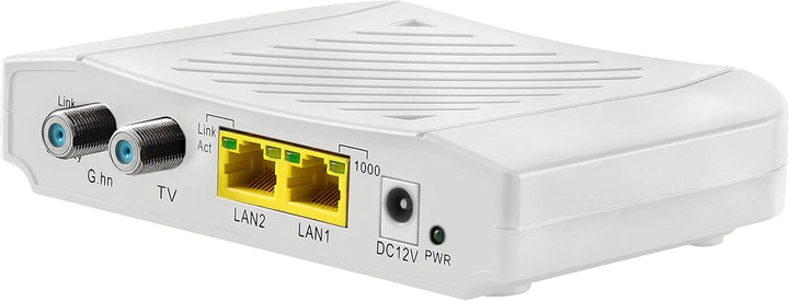 Axing EOC 1-32 Ethernet Over Coax Modem Adapter Netzwerk über Koaxialkabel 1800 Mbps 5-204 MHz 5-204