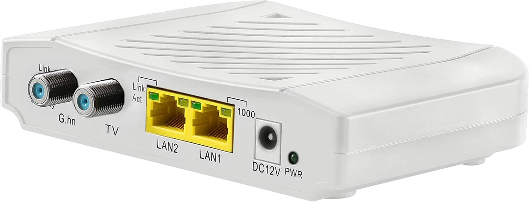 Axing EOC 1-32 Ethernet Over Coax Modem Adapter Netzwerk über Koaxialkabel 1800 Mbps 5-204 MHz 5-204