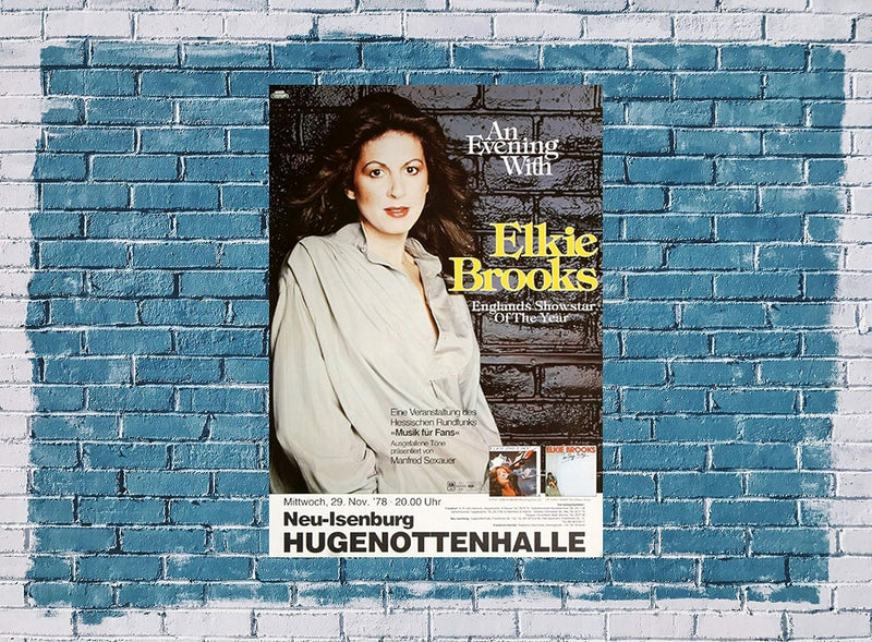 Elkie Brooks - Star of The Year, Neu-Isenburg 1978 » Konzertplakat/Premium Poster | Live Konzert Ver