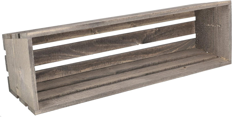 KOTARBAU® Blumenkasten Kräuterkasten aus Holz Langer Balkon-Blumenkasten 600x180x150 mm Grau Grau 60