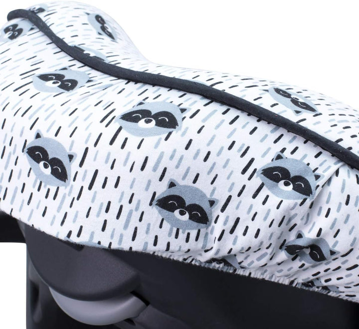JYOKO KIDS Abdecken Gepolsterte Universal für Babyschale (RACCOON TOWN), RACCOON TOWN