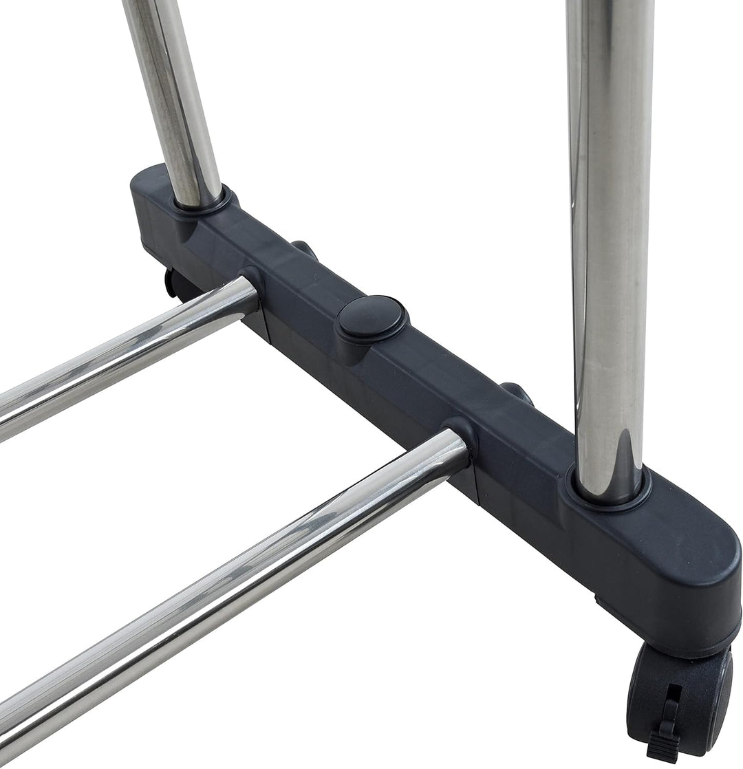 ESTEXO Garderobenständer Kleiderständer Kleiderstange Wäscheständer Rollenständer Rollgarderobe Meta