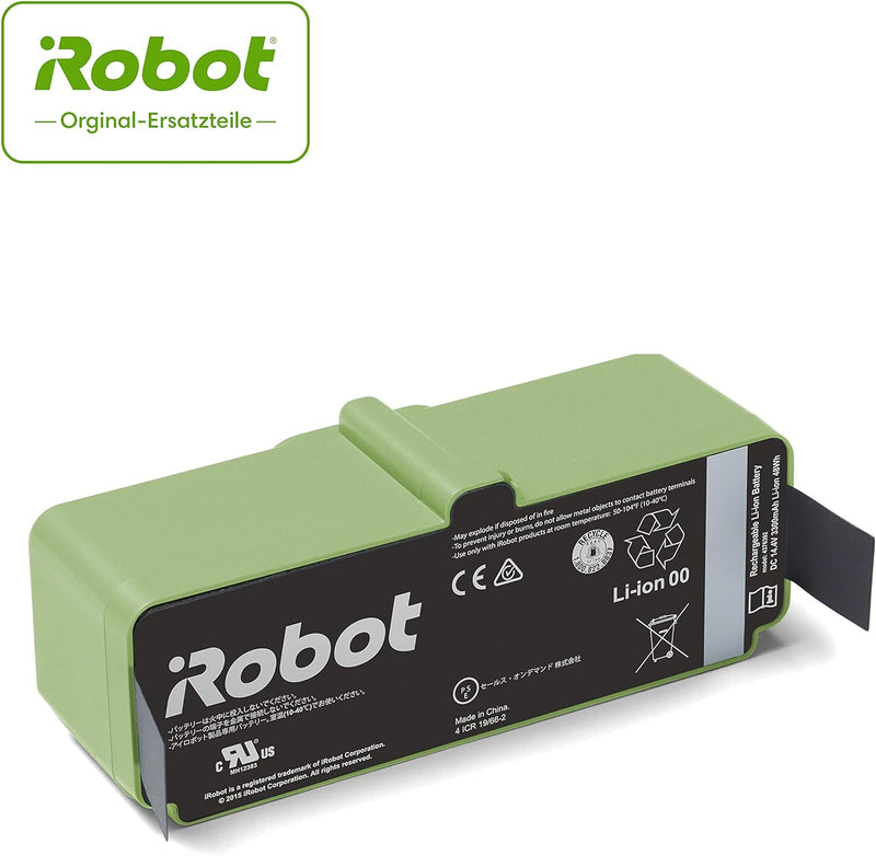 iRobot Originalteile - Roomba Lithium-Ionen-Akku - Kompatibel mit den Serien Roomba 68X/69X/89X/900