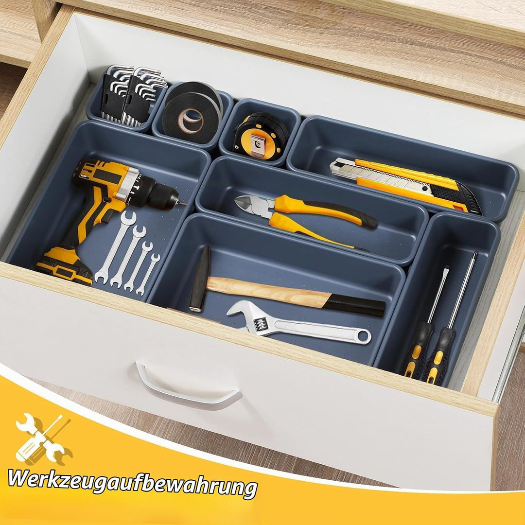 40 Stücke Schubladen Organizer Büro Ordnungssystem, AufbewahrungsBox, Schubladen Organizer Küche, 3