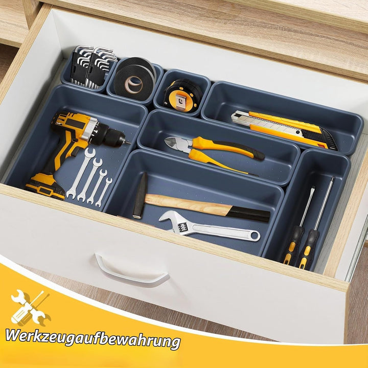 40 Stücke Schubladen Organizer Büro Ordnungssystem, AufbewahrungsBox, Schubladen Organizer Küche, 3