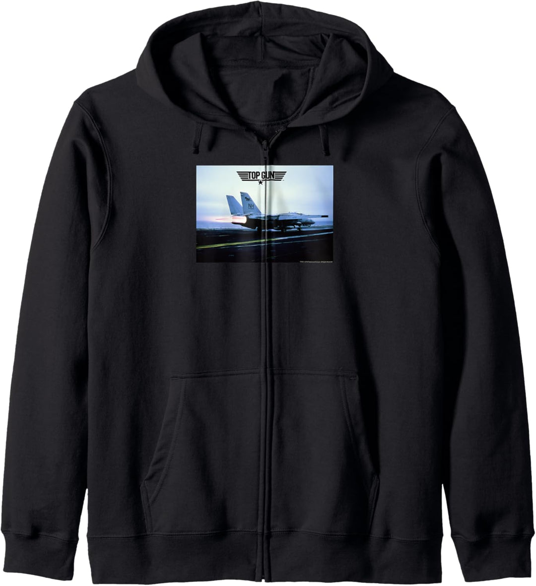 Top-Gun-Flugzeug Kapuzenjacke