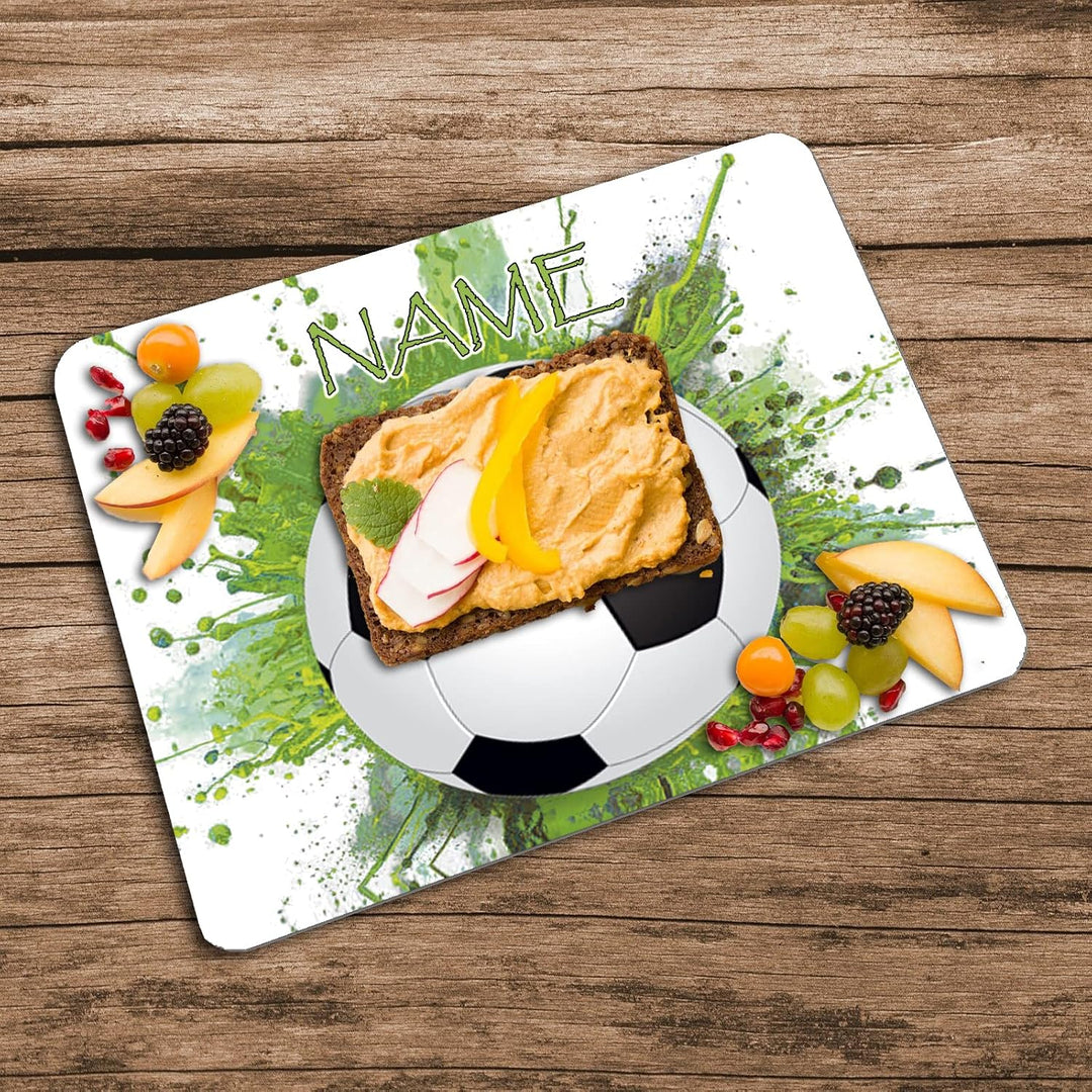 Vesperbrettchen mit Name | Frühstücksbrettchen Brotzeitbrettchen Schneidebrettchen mit Motiv und Per