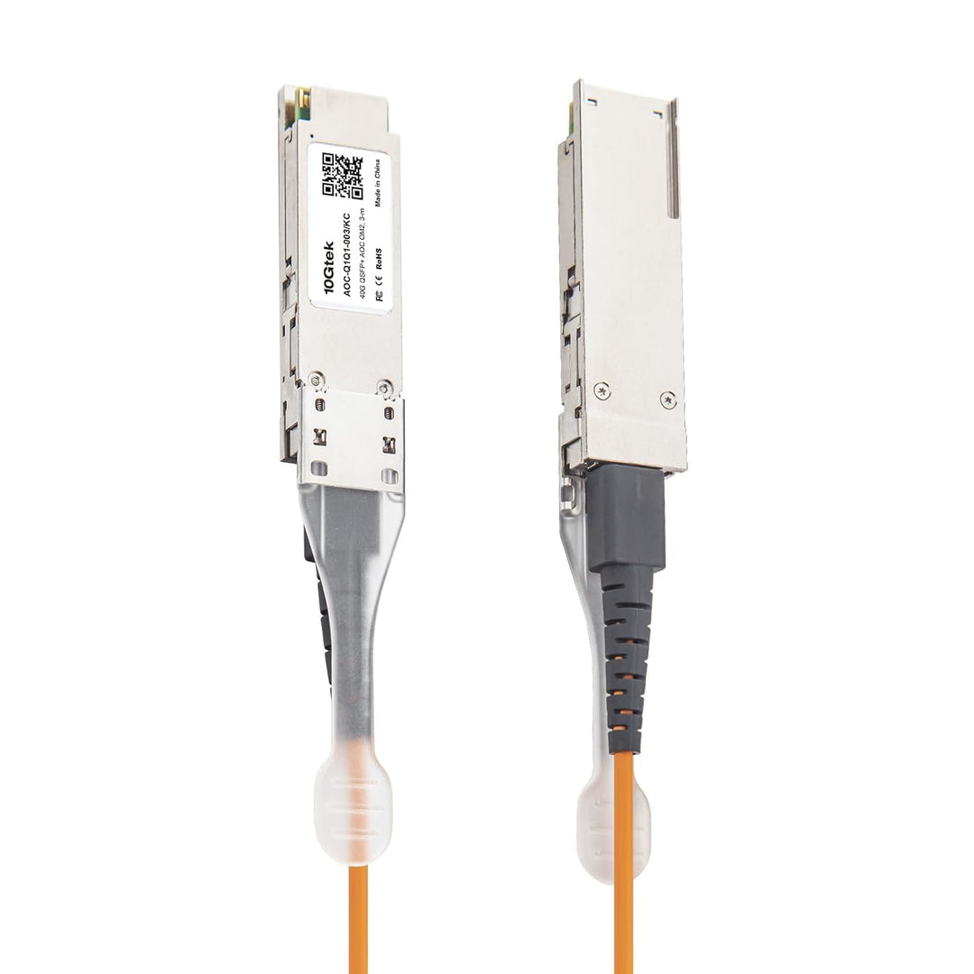 40G QSFP+ AOC Cable - 40GBASE Ethernet Active Optical Cable, QDR, MMF for Cisco QSFP-H40G-AOC3M, Sup