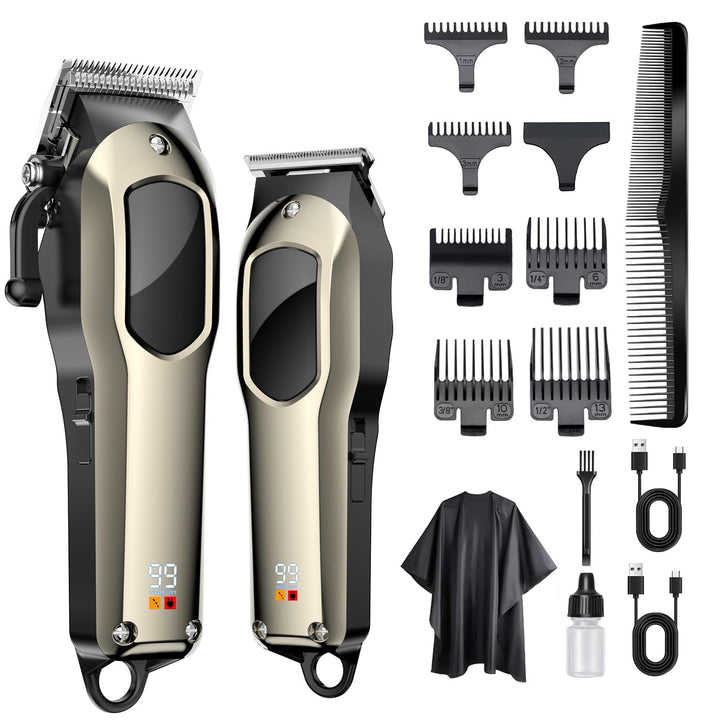 Singhere Haarschneidemaschine - Schnurloser Zero-Gap Trimmer für Männer, professionelles Trimmer-Set