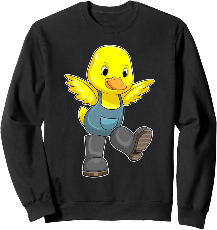 Ente Landwirt Stiefel Sweatshirt
