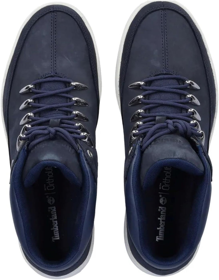 Timberland Herren Davis Square Hiker Stiefel 40 EU Blau Nubuck, 40 EU Blau Nubuck