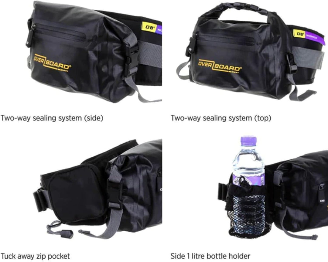 Overboard wasserdichte Hüfttasche Light 4 Liter Gelb OB1164Y