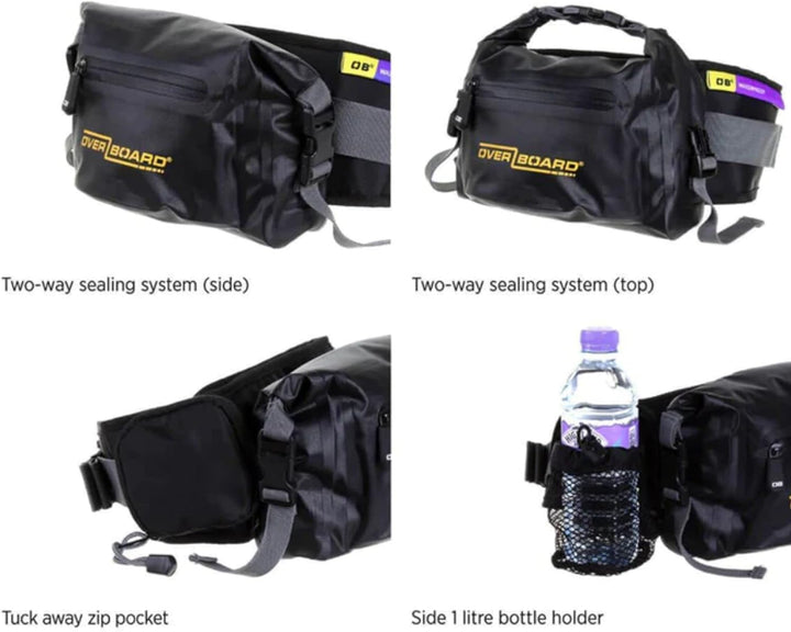 Overboard wasserdichte Hüfttasche Light 4 Liter Gelb OB1164Y