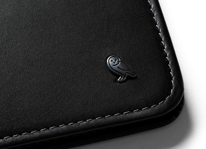 Bellroy Hide & Seek – dünne, klassische Lederbörse, optionaler RFID-Schutz (max. 12 Karten plus Sche