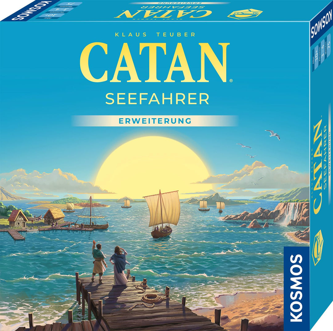 Kosmos 684679 Catan - Seefahrer, Erweiterung zu Catan - Das Spiel, Brettspiel für 3-4 Personen ab 10