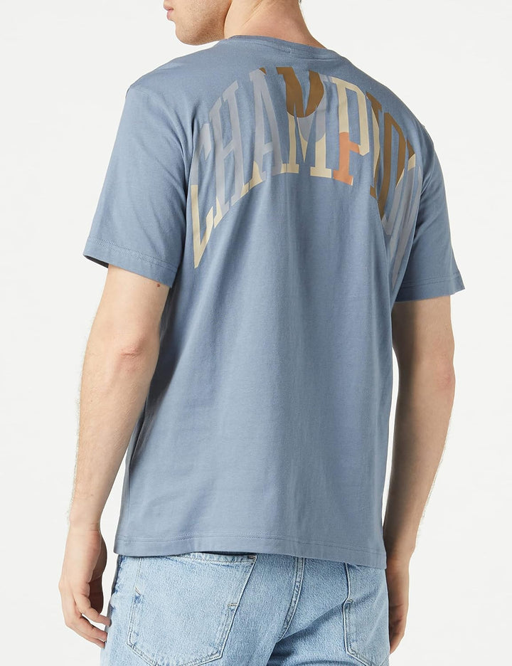 Champion Herren T-Shirt L Blau (Bur), L Blau (Bur)