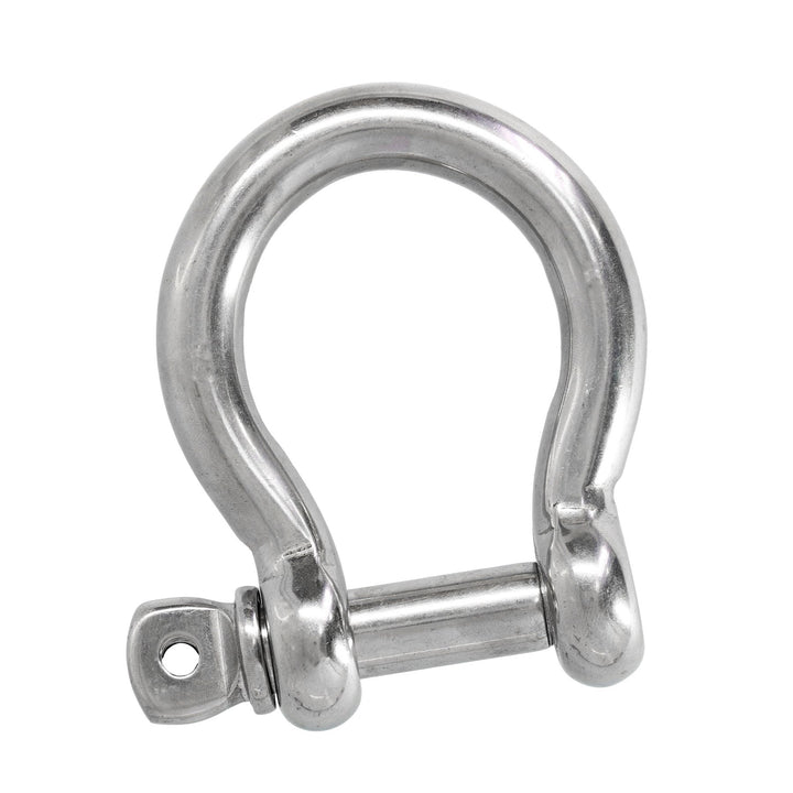 HEAVYTOOL Schäkel geschweift Edelstahl V4A AISI 316 | 4mm bis 16mm (Grösse und Menge wählbar) Edelst