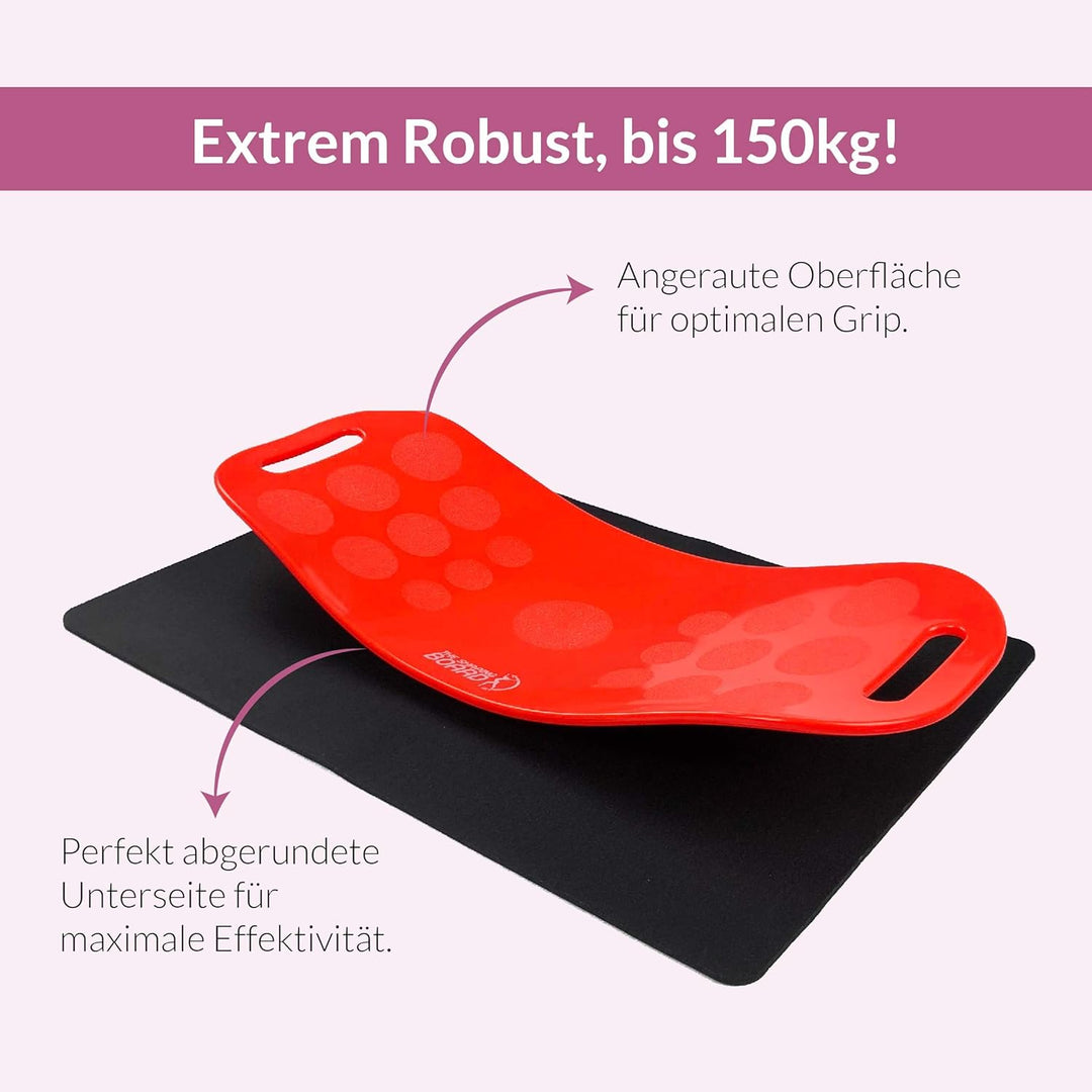 Shaping Board inkl. 28 Tage Challenge, Schritt für Schritt zum Wohlfühl-Körper - Balance Board mit s