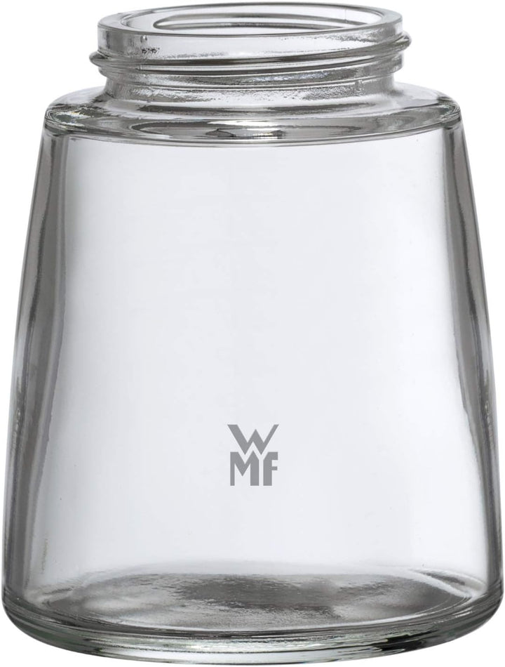 WMF De Luxe Salz und Pfeffermühle Set 2-teilig, befüllt, Cromargan Edelstahl, Glas, Keramikmahlwerk,