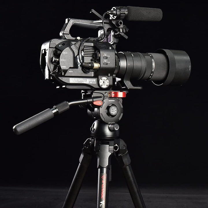 IFOOTAGE Komodo K7 Kamera kugelkopf,Stativköpfe,Videokopf mit Blase Wasserwaage,Fluid-Videoneiger Sc