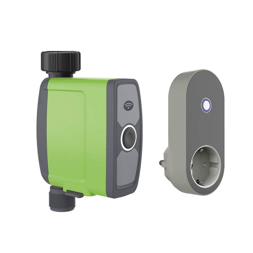 Smartes Bewässerungssystem, Gartenbewässerung, Bewässerungscomputer WLAN mit Repeater, mit App, komp