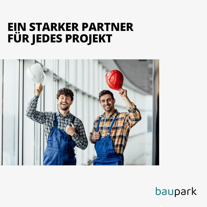 Baupark24 - Armierungsgewebe Innen &amp; Aussen 1m x 50m - Flächengewicht 165 g/m² - Putzgewebe Weiss -