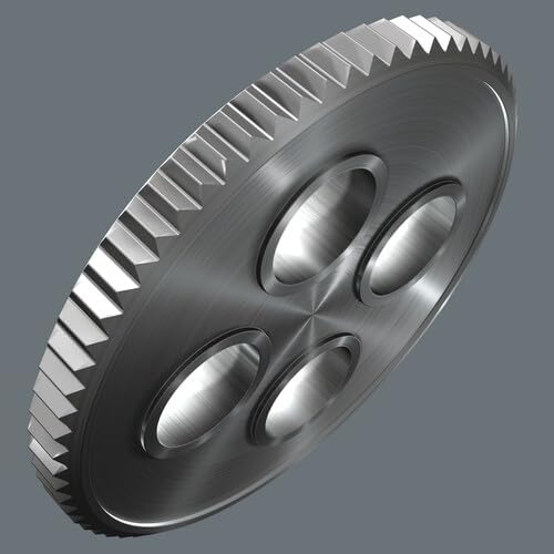 Wera 05003780001 8006 C Zyklop Hybrid-Knarre mit Umschalthebel Antrieb, 1/2 Zoll x 281.0 mm, Farbig