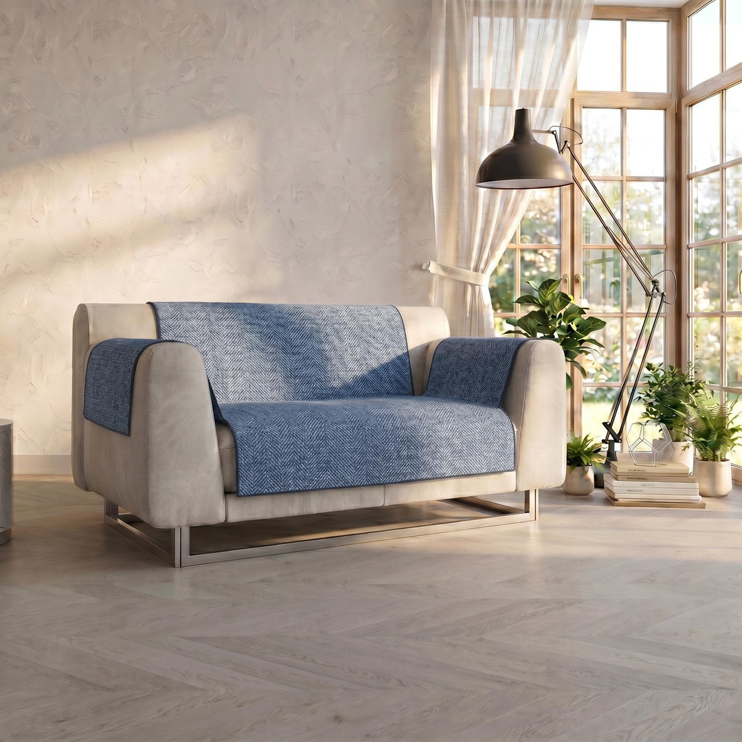 Komfort-Antigleiten-Sofa-Decke,2 Plätze, dunkel blau 2 Plätze Dunkel Blau, 2 Plätze Dunkel Blau