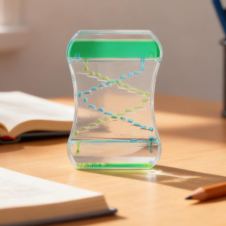 Sensorik Timer,Entspannender Spiral-Öl-Timer | Blasen Flüssigkeits Bewegungs Spielzeug,Für Kinder Un