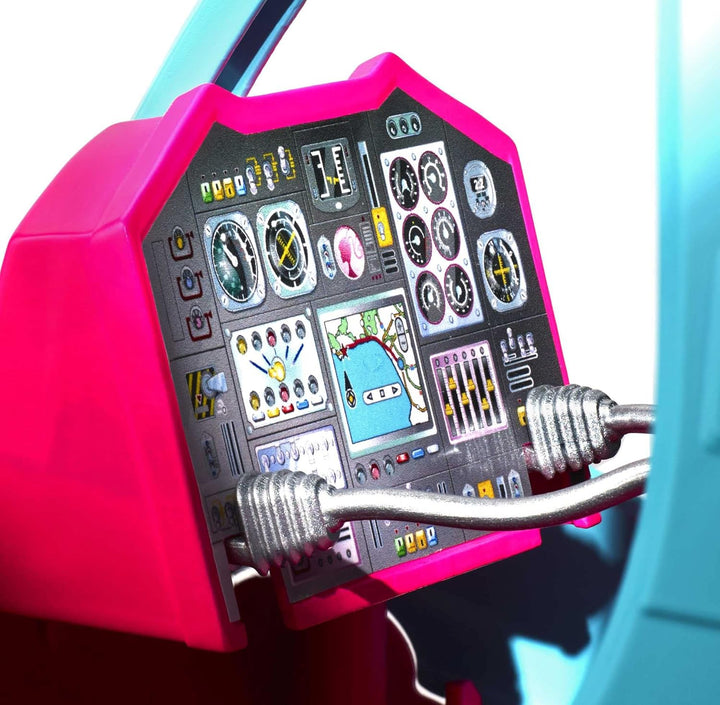 Barbie FWY29 - Hubschrauber in Pink und Blau, Spielzeug Geschenk für Kinder von 3 bis 7 Jahren, Hubs