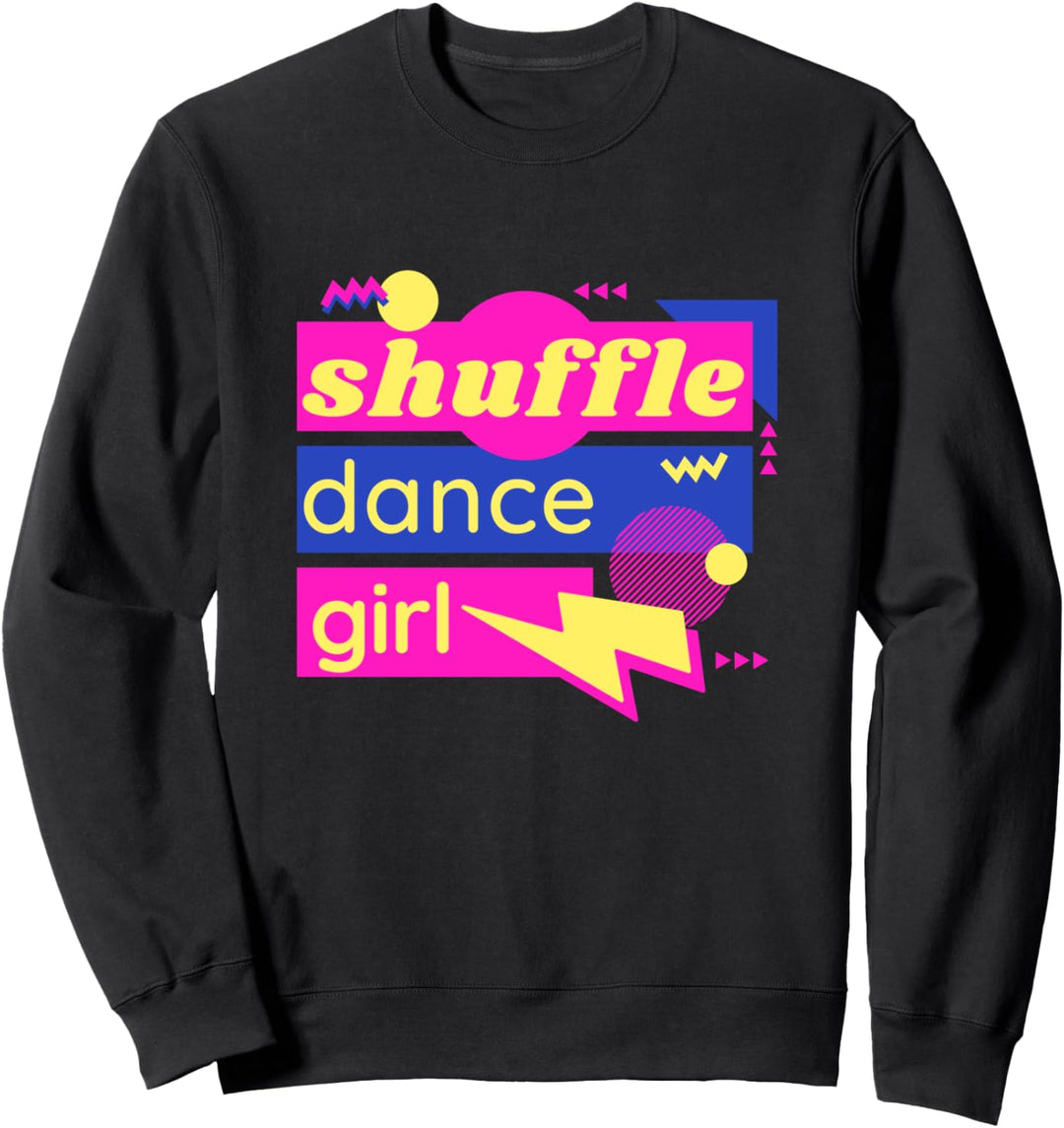 80's Style Shuffle Dance Girl Sweatshirt