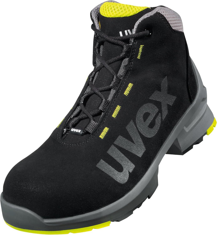 Uvex 1 Arbeitsstiefel - S2-Sicherheitsstiefel SRC ESD - Schwarz 43 EU
