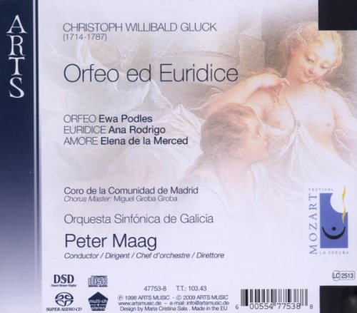 Orfeo ed Euridice, Audio-CD