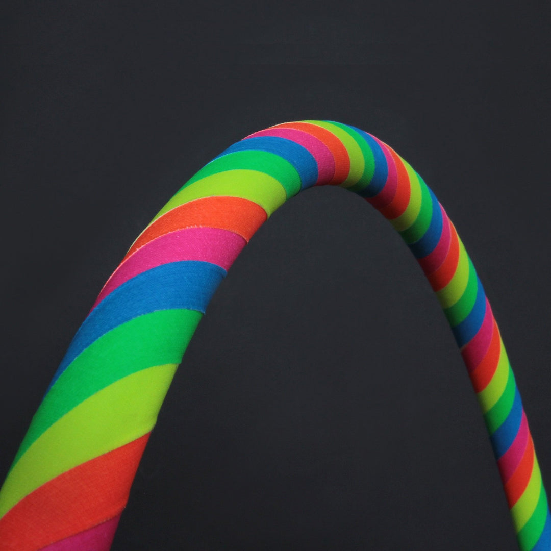 Designer Hula Hoop Reifen von Hoopomania Ø80/90/100cm Rainbow Ø100cm, Rainbow Ø100cm